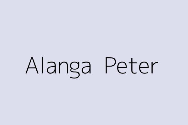 Alanga  Peter